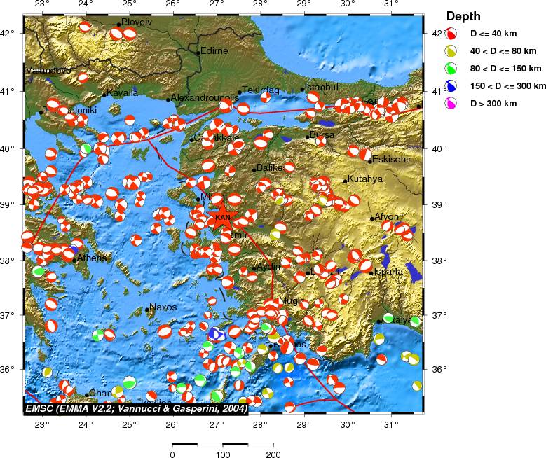 Regional moment Tensor
