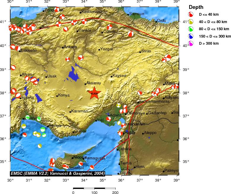 Regional moment Tensor