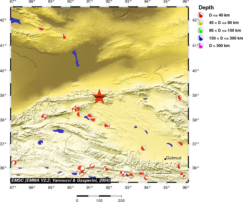 Regional moment Tensor