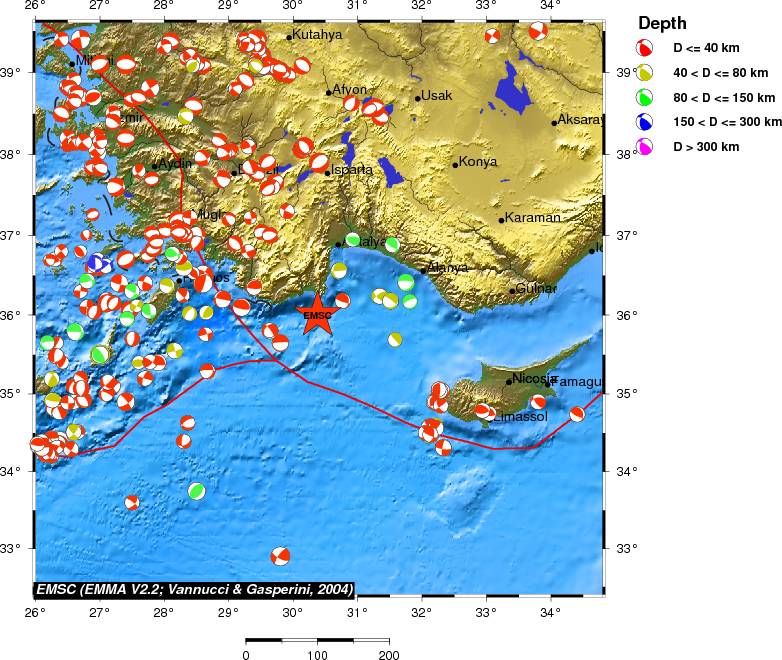Regional moment Tensor