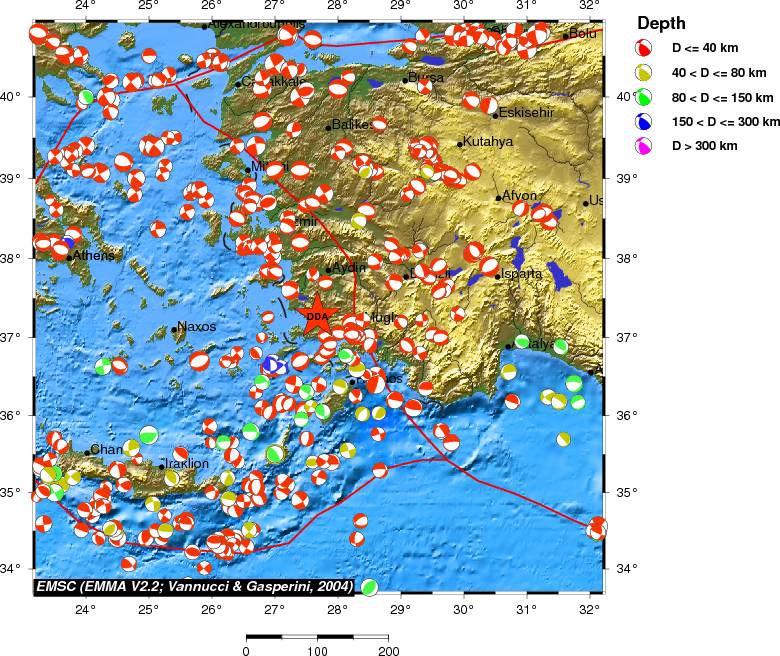 Regional moment Tensor