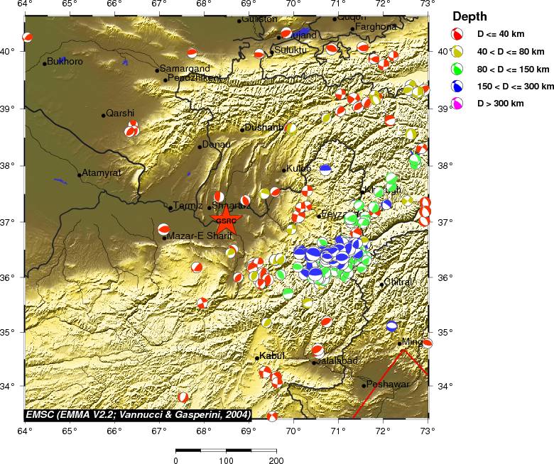 Regional moment Tensor