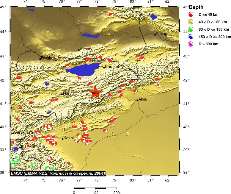 Regional moment Tensor