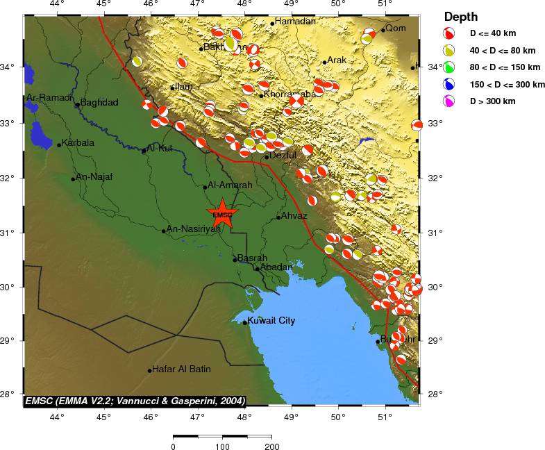 Regional moment Tensor