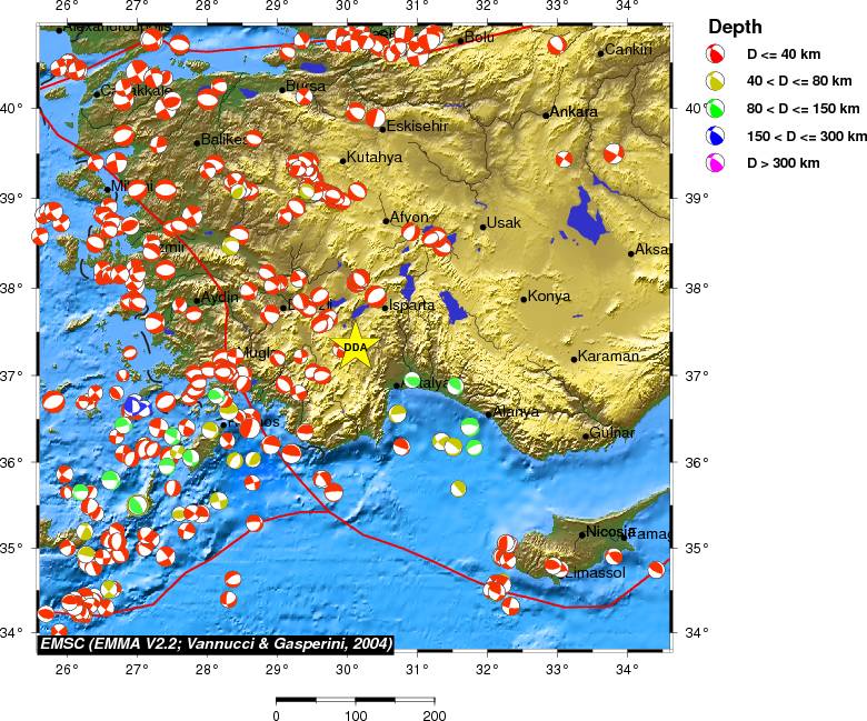 Regional moment Tensor