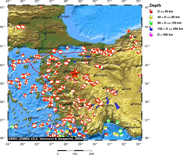 Regional moment Tensor