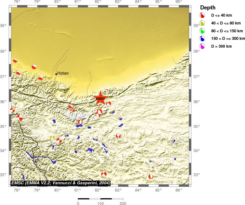 Regional moment Tensor