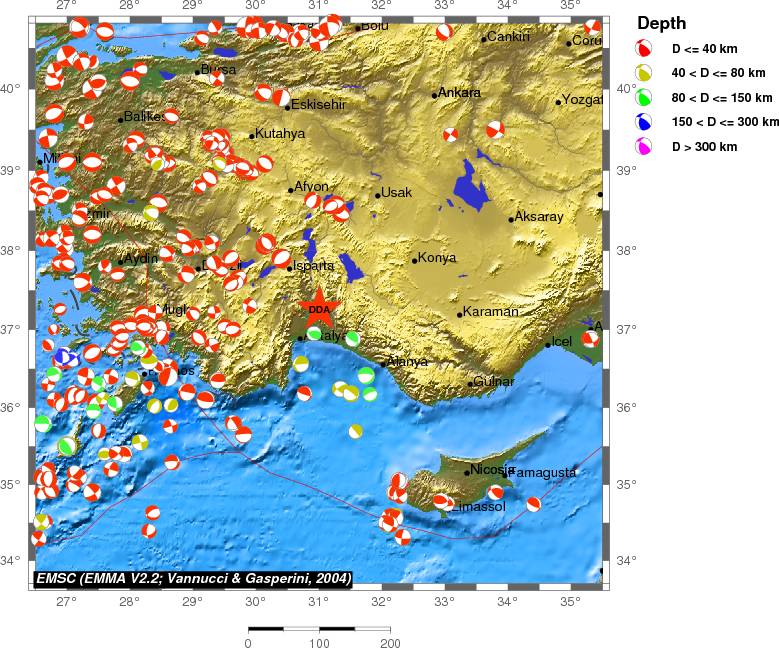 Regional moment Tensor