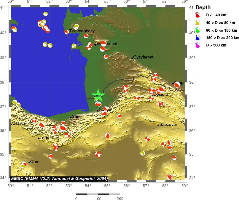 Regional moment Tensor