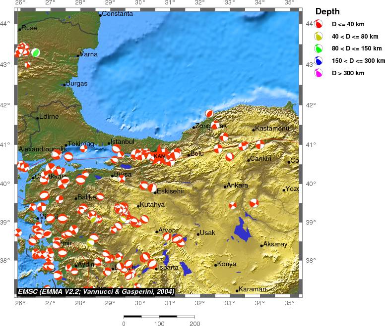 Regional moment Tensor