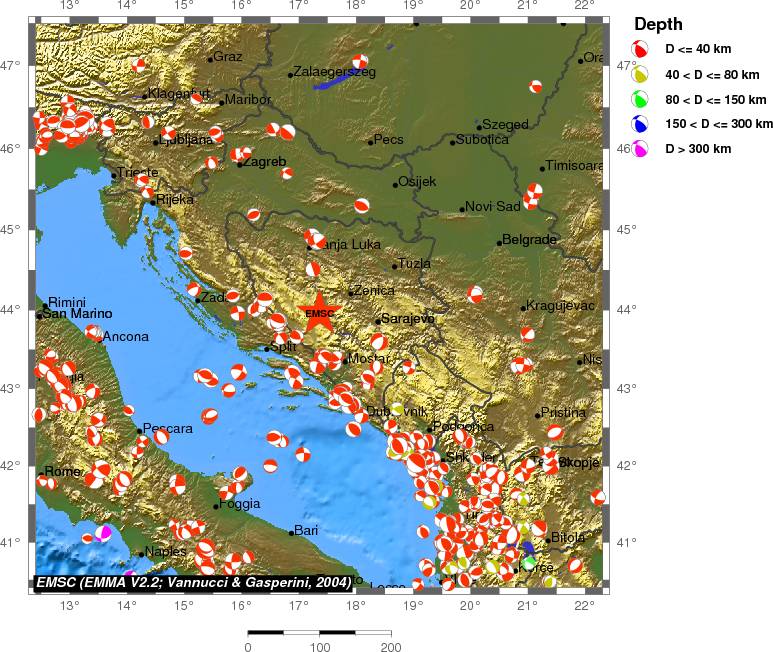 Regional moment Tensor