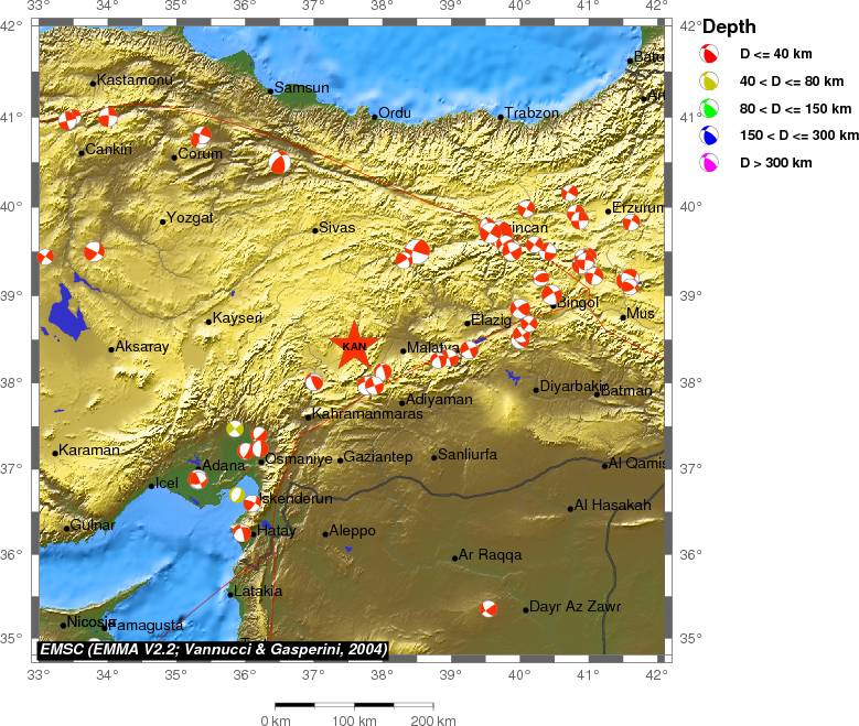 Regional moment Tensor