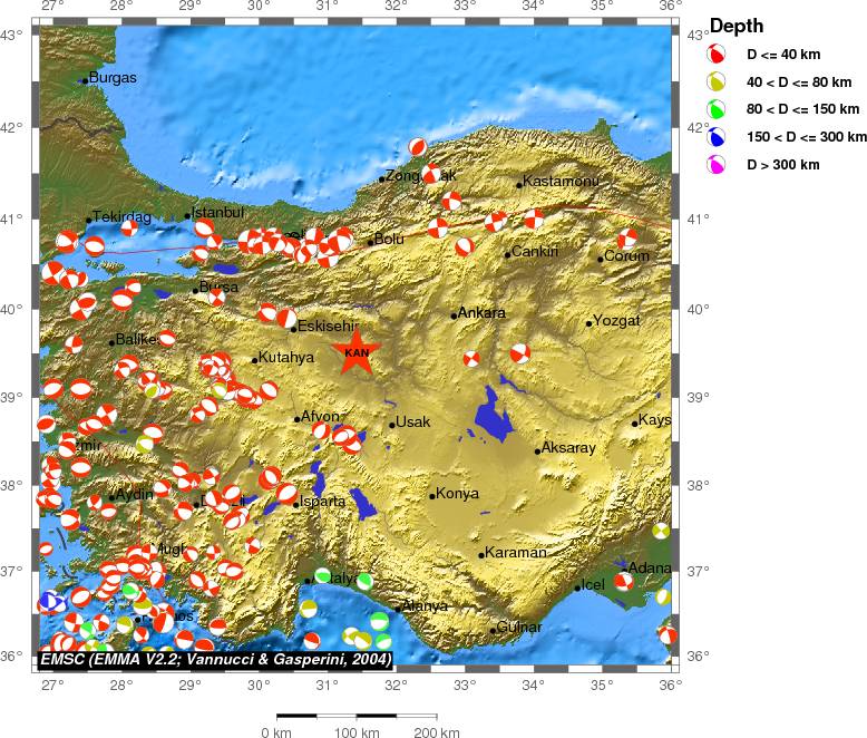 Regional moment Tensor