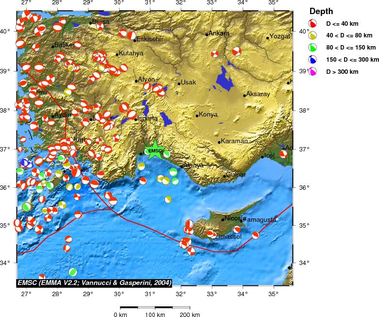 Regional moment Tensor