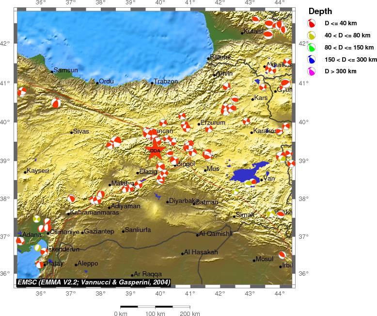 Regional moment Tensor