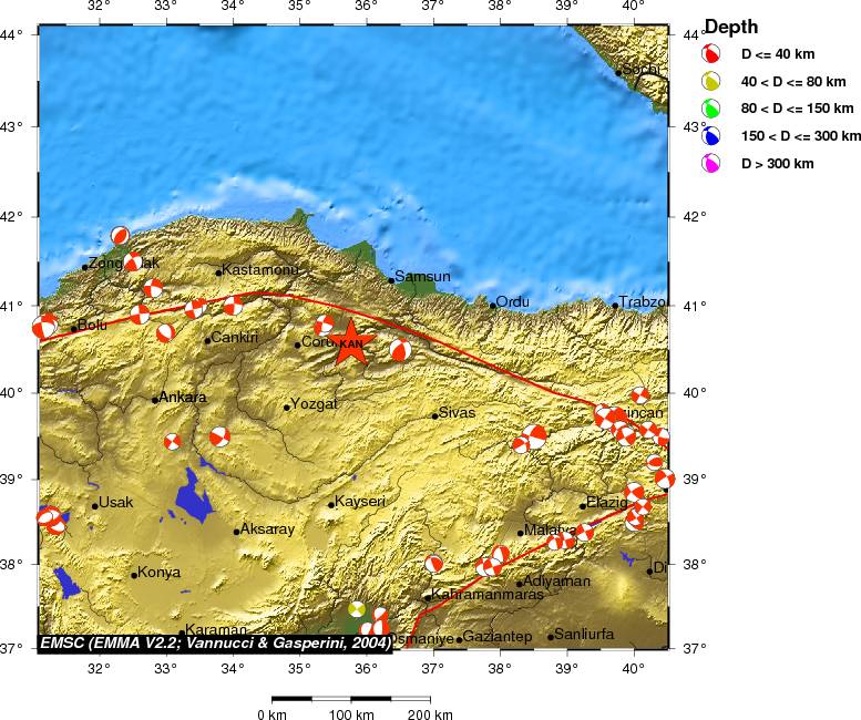 Regional moment Tensor