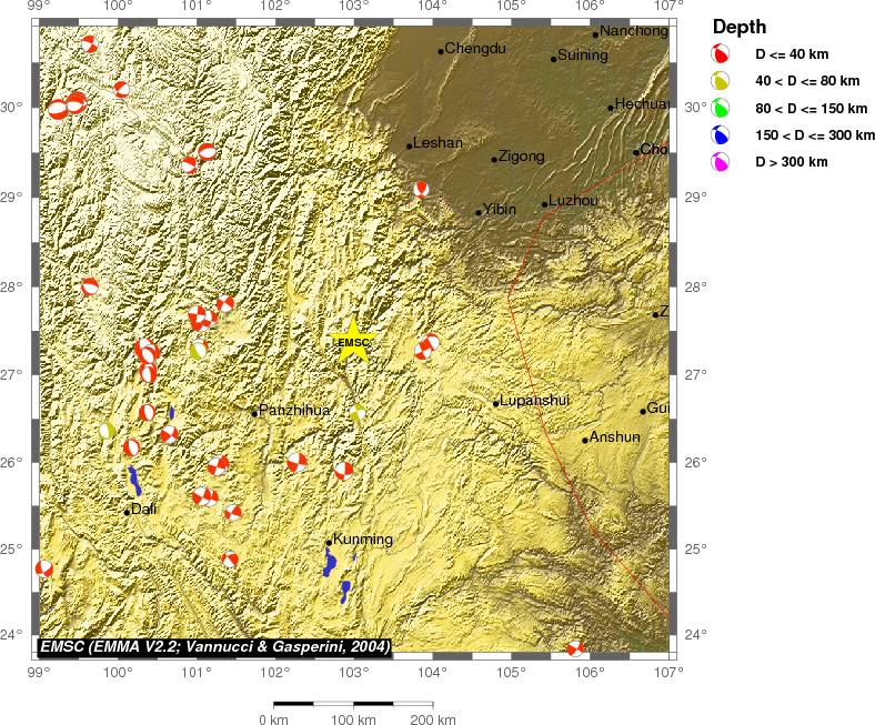 Regional moment Tensor