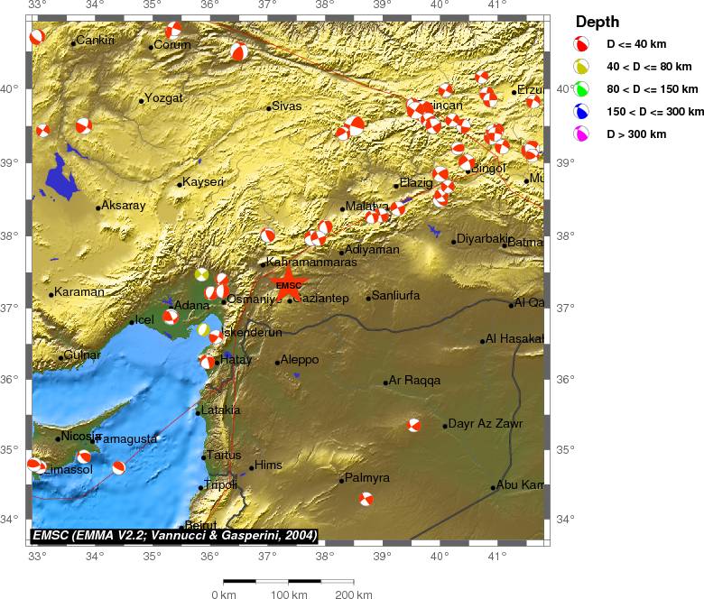Regional moment Tensor