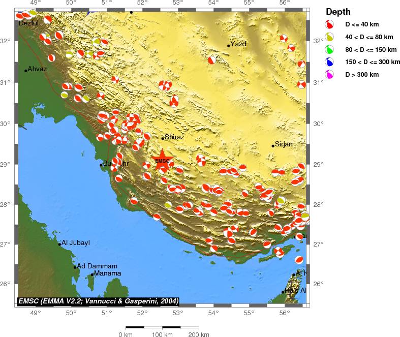Regional moment Tensor