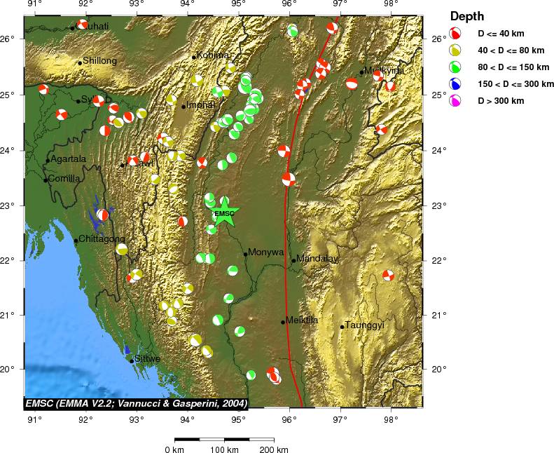 Regional moment Tensor