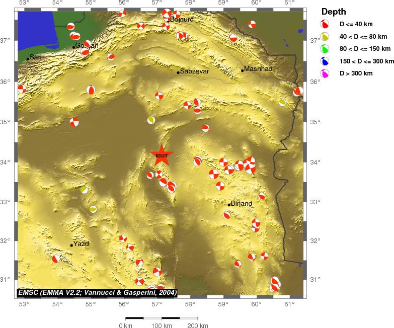 Regional moment Tensor