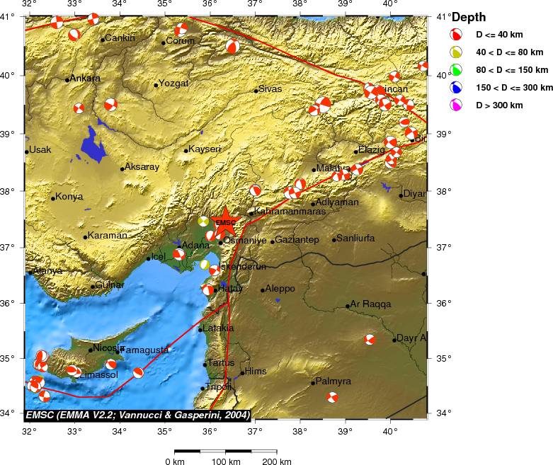 Regional moment Tensor