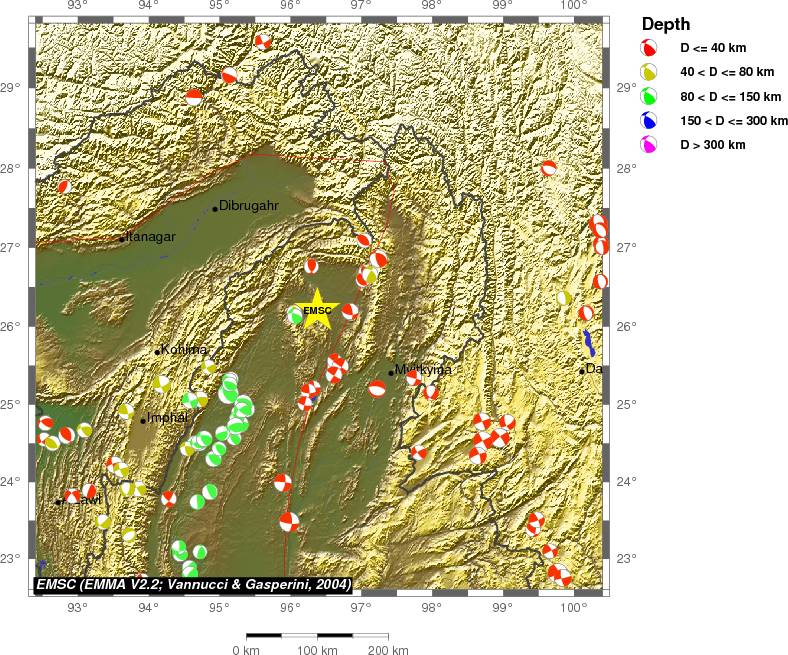 Regional moment Tensor
