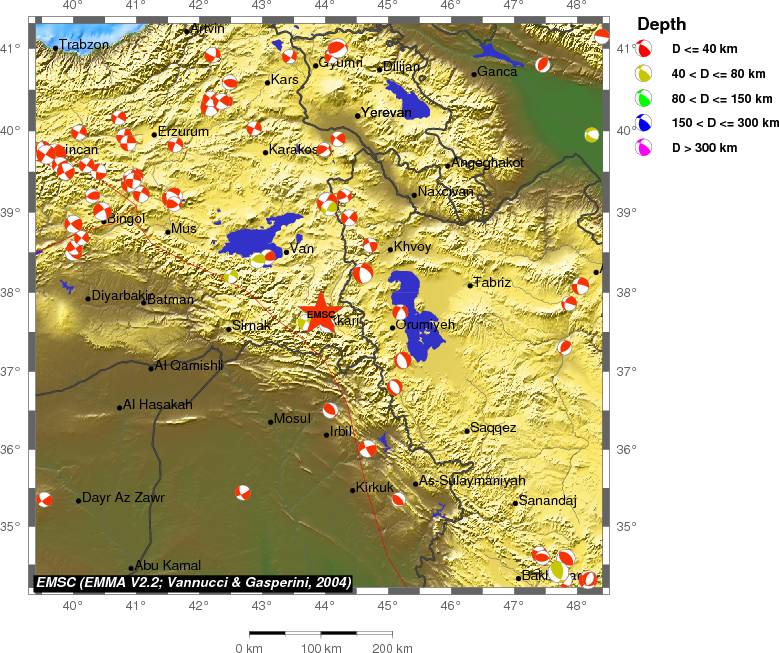 Regional moment Tensor