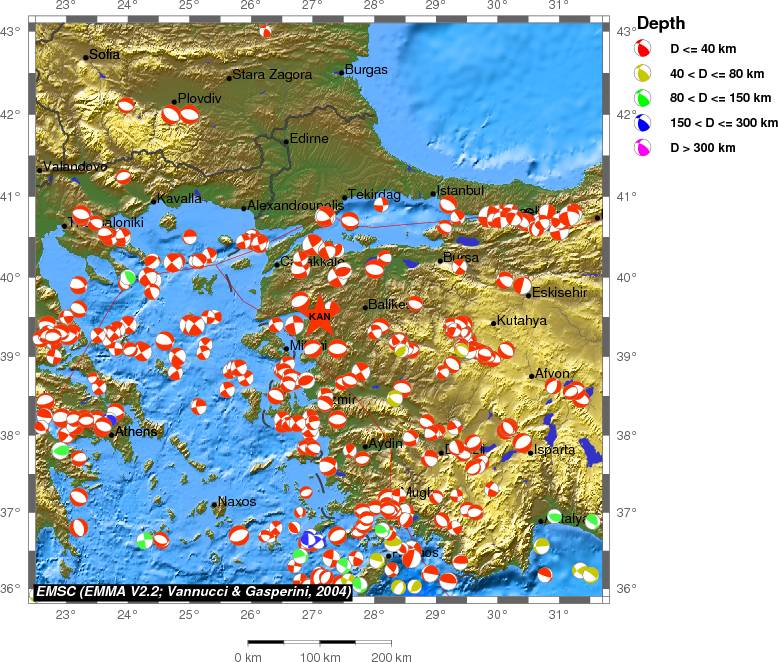Regional moment Tensor