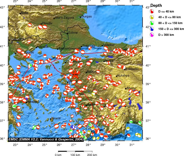 Regional moment Tensor