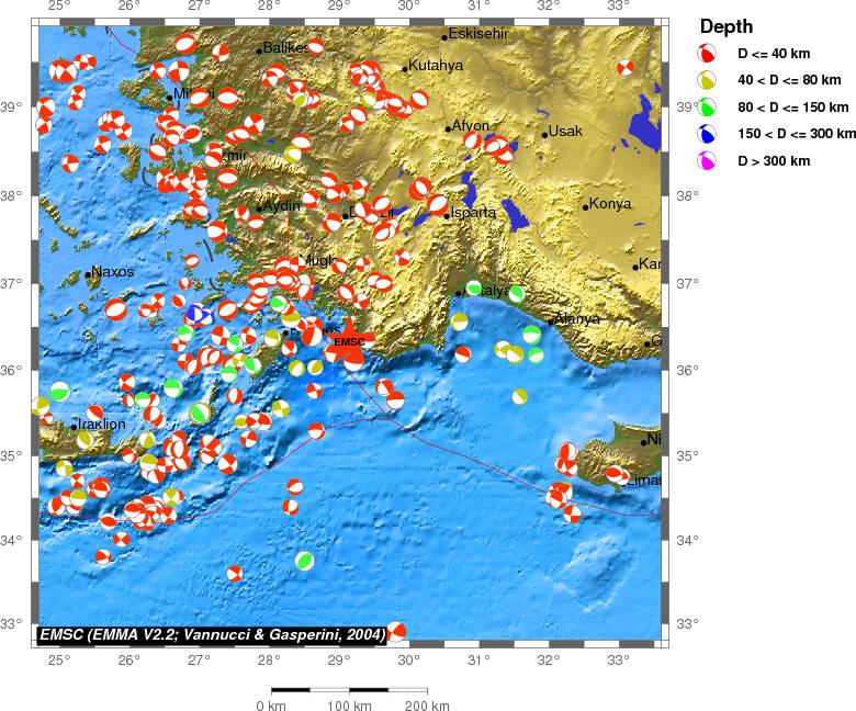 Regional moment Tensor