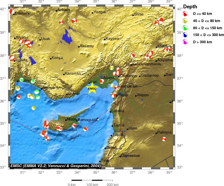 Regional moment Tensor