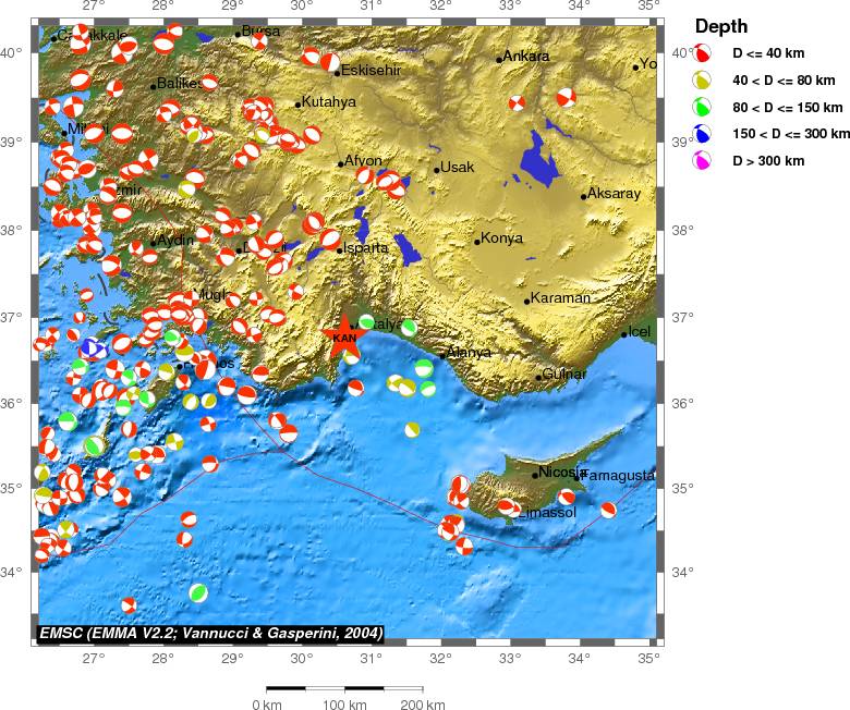 Regional moment Tensor