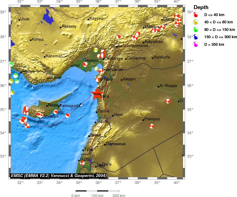 Regional moment Tensor