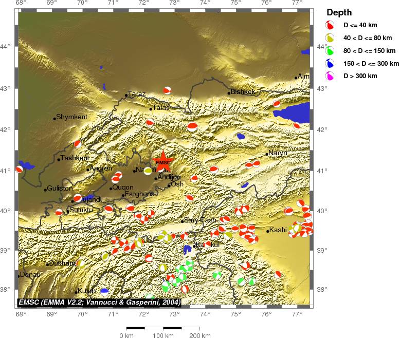 Regional moment Tensor