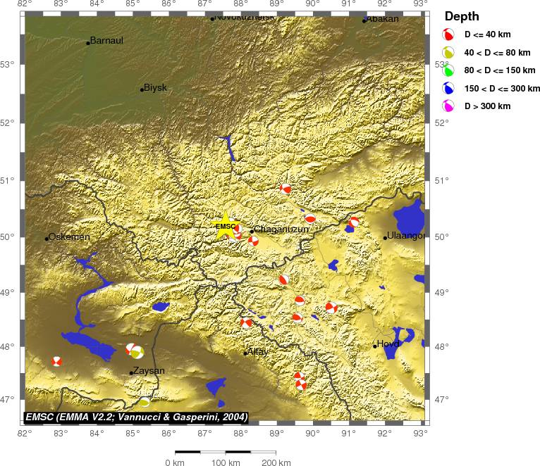 Regional moment Tensor