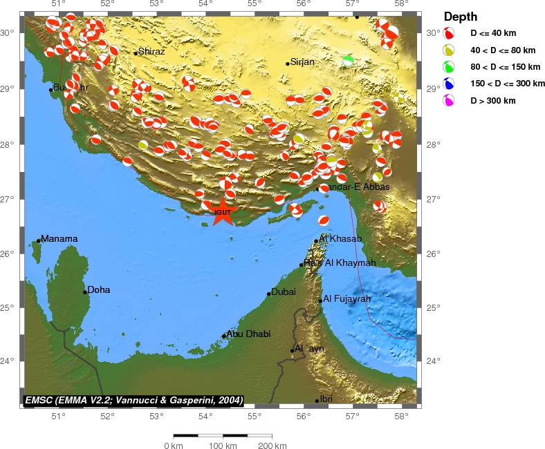 Regional moment Tensor