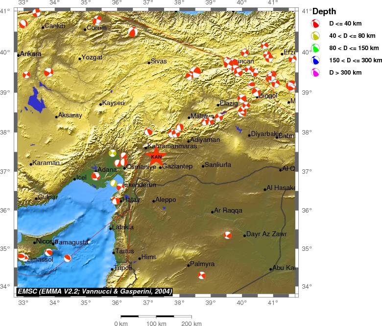 Regional moment Tensor