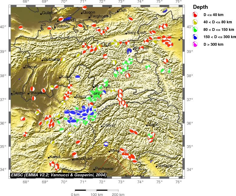 Regional moment Tensor