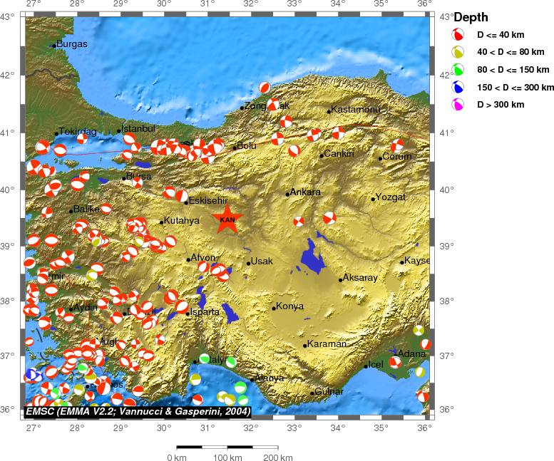 Regional moment Tensor