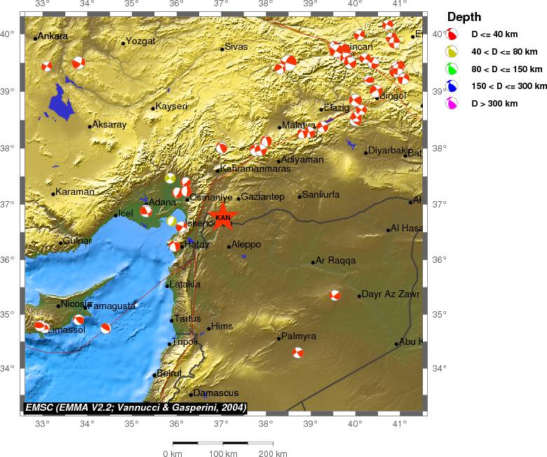 Regional moment Tensor