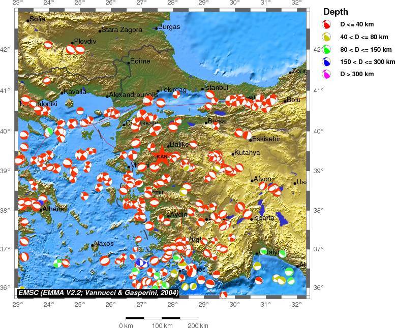 Regional moment Tensor
