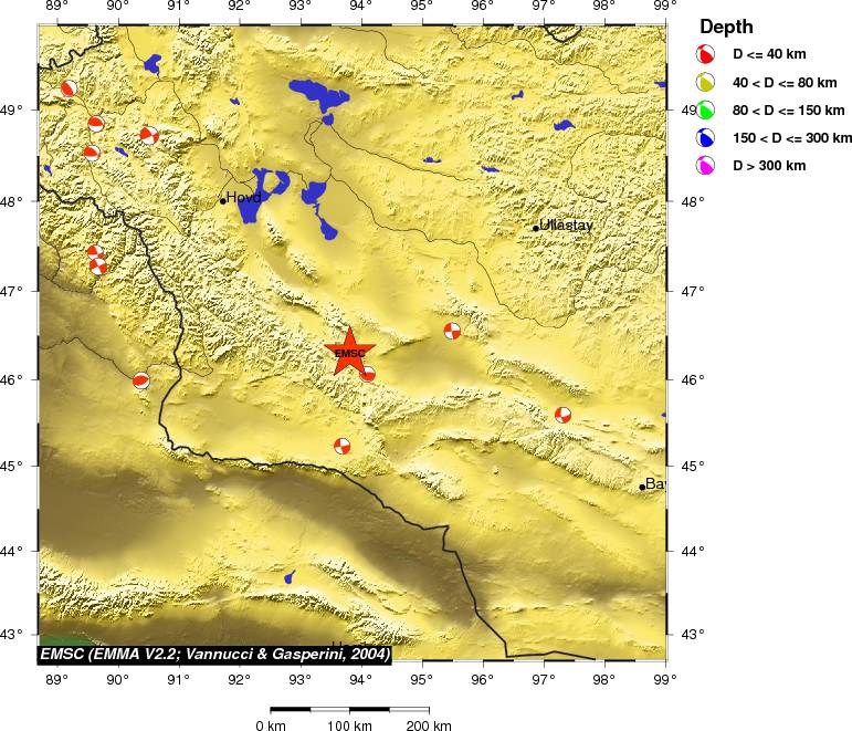 Regional moment Tensor
