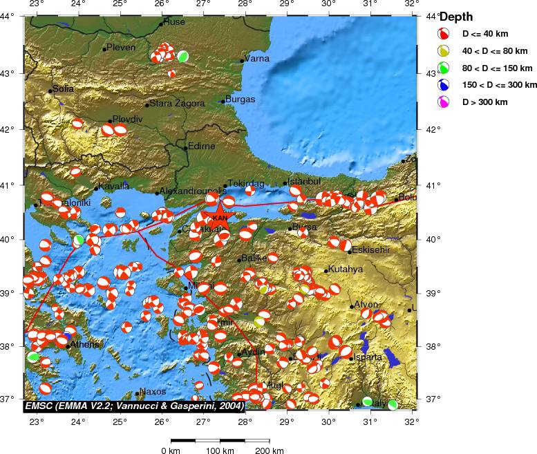 Regional moment Tensor