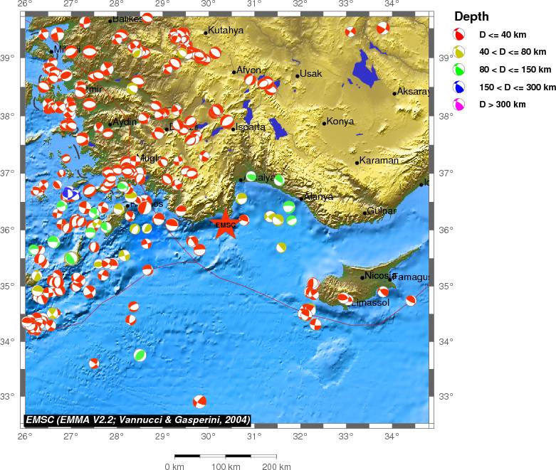 Regional moment Tensor