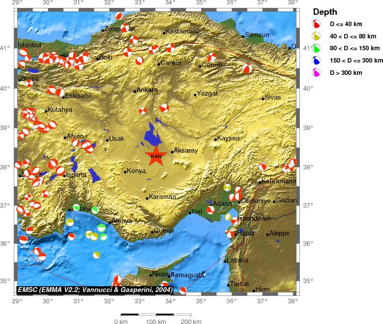 Regional moment Tensor