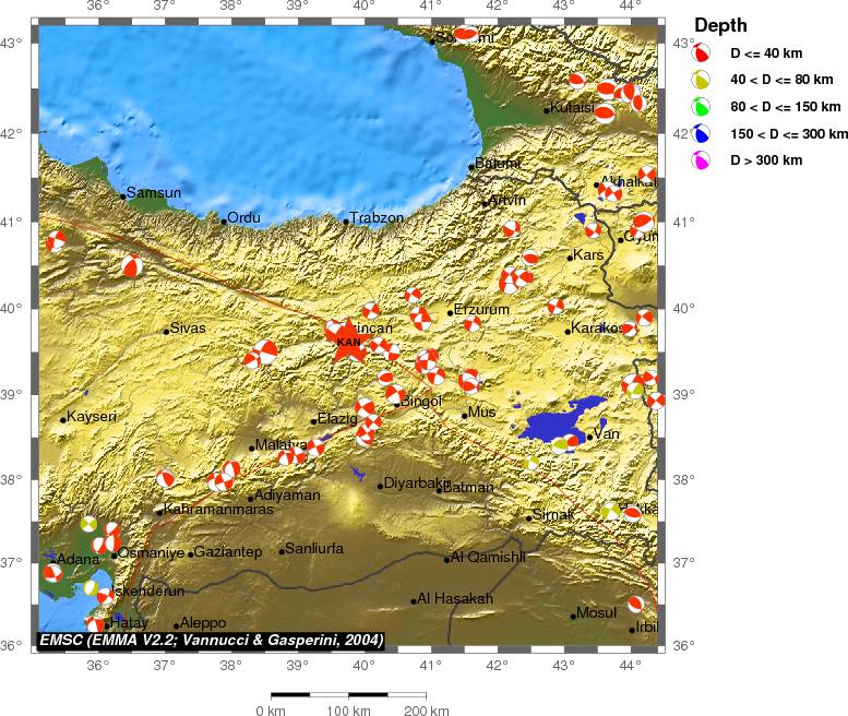 Regional moment Tensor