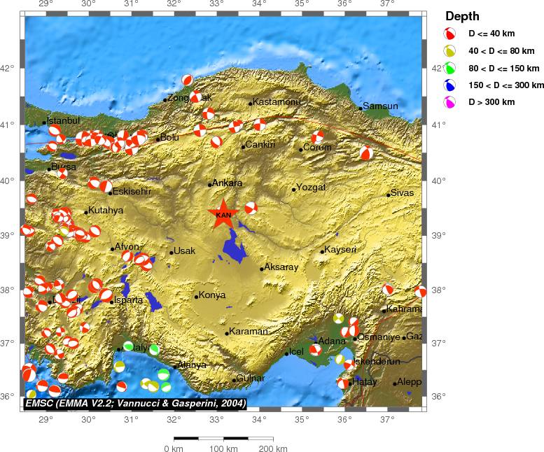 Regional moment Tensor