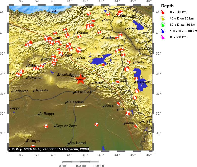 Regional moment Tensor