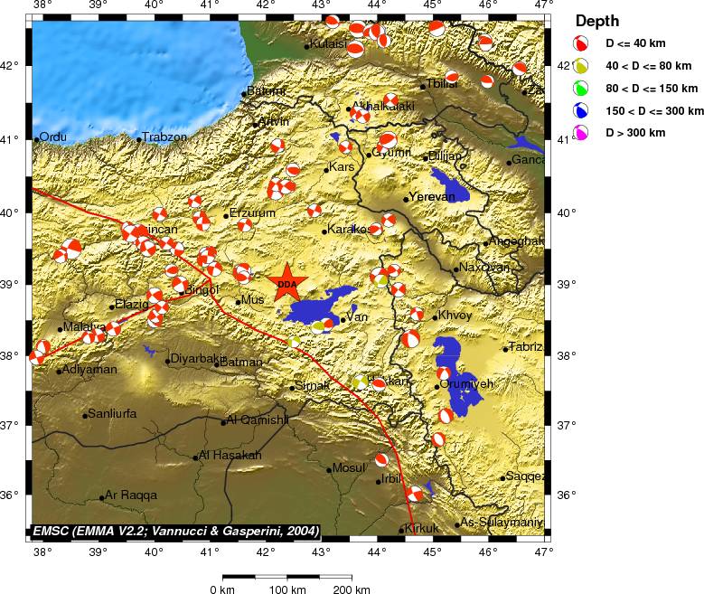 Regional moment Tensor